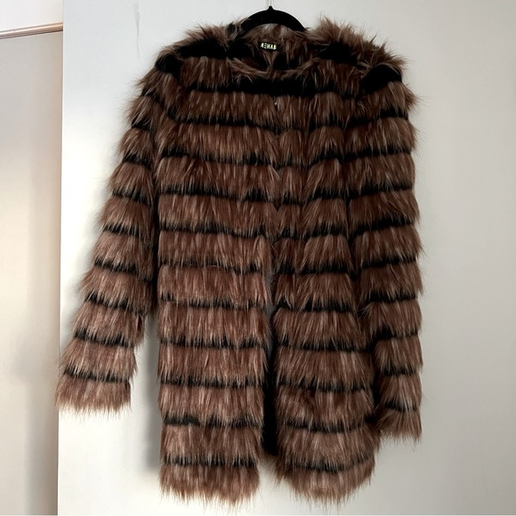 Rehab Lab Faux Fur Coat - Picture 2 of 5